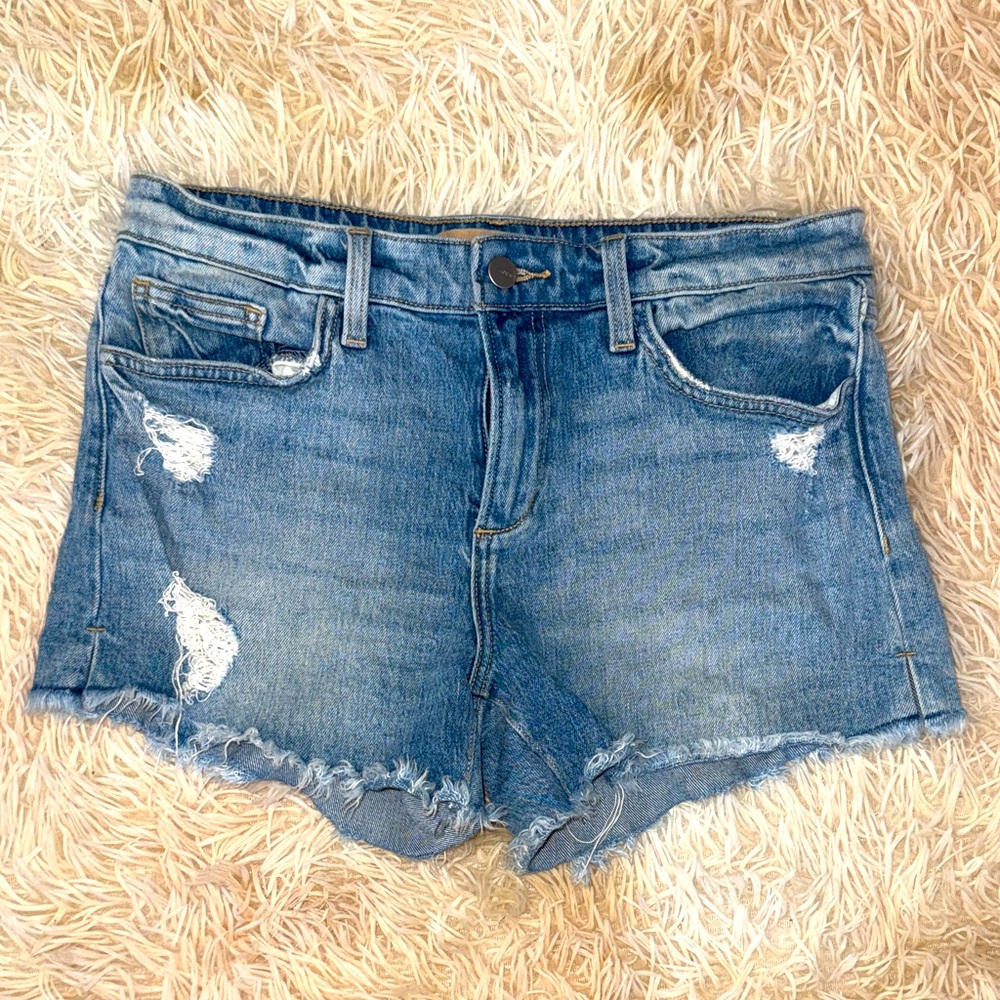 Joe's Jeans Distressed Blue Jean Shorts - The Ozzie - 28